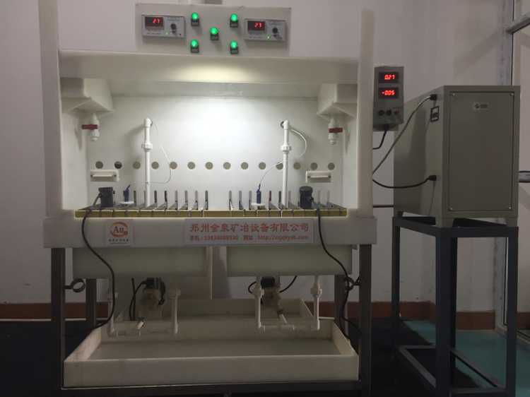 Gold electrolysis unit