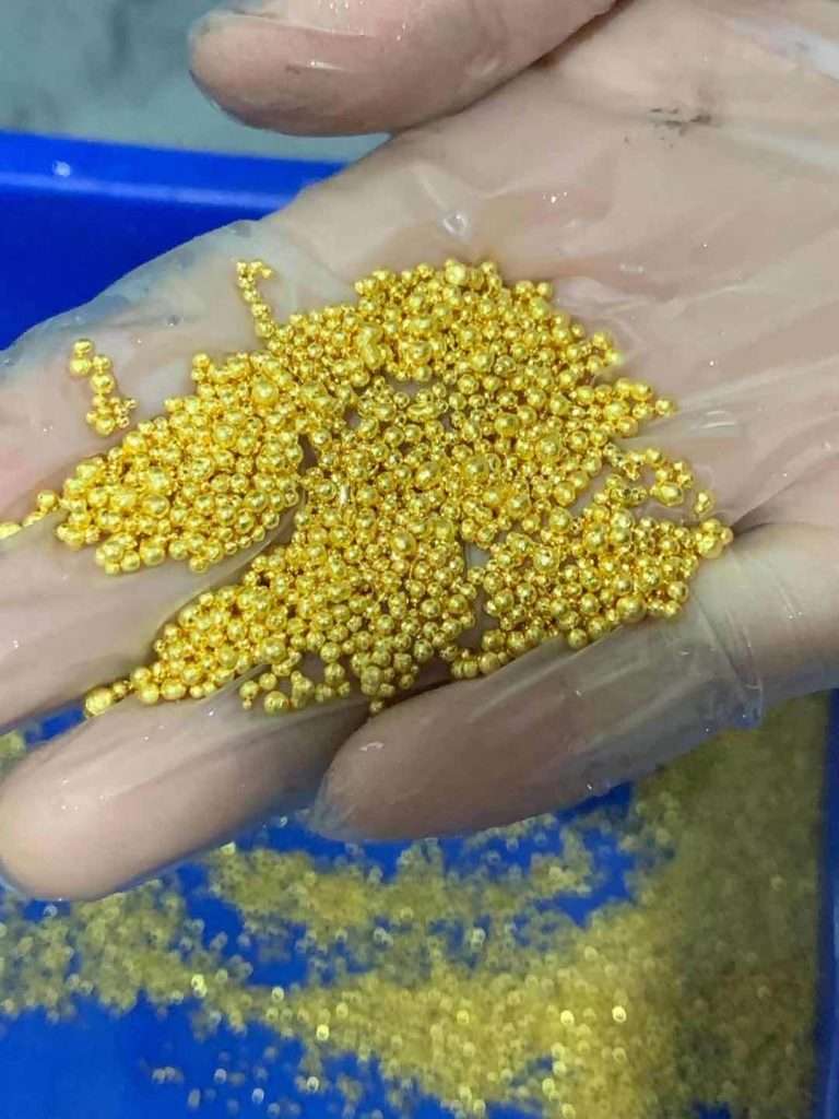 gold particles